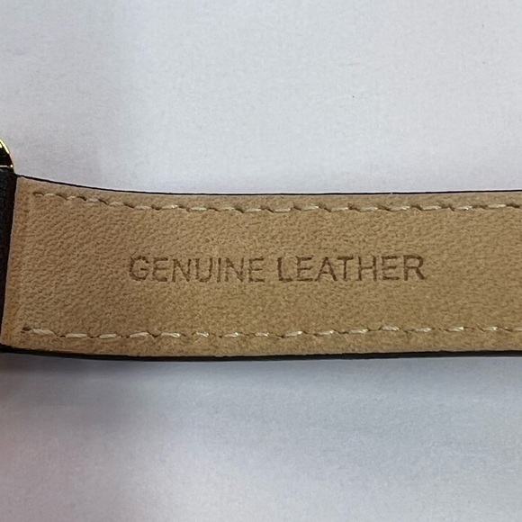 EUC Lake Gold-Tone and Black Leather Wrap Watch - Picture 14 of 16